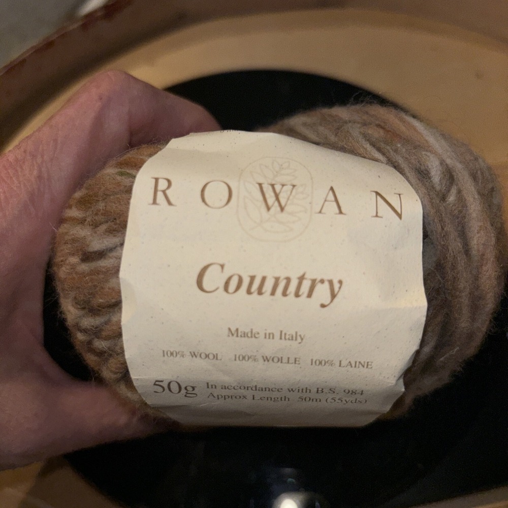 Rowan Yarn Country 100% Wool Brown‎ Colors 1.2oz 36g